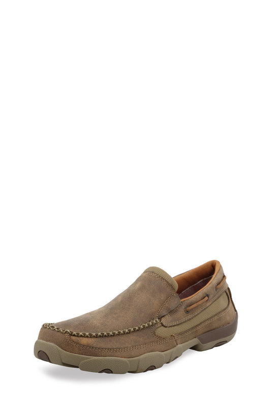 TWISTED X - MENS CASUAL DRVING MOCS SLIPON (BOMBER)