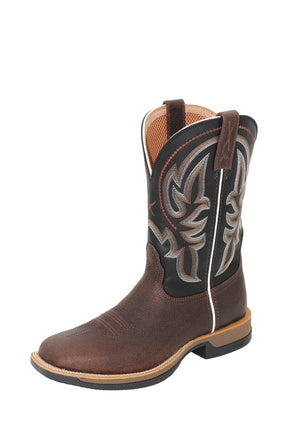 TWISTED X MENS 11 TECH X1 BOOT (BROWN / ANTIQUE BLACK)