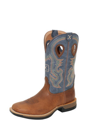 TWISTED X MENS 12 TECH X1 BOOT (RUST BROWN/PEACOCK)