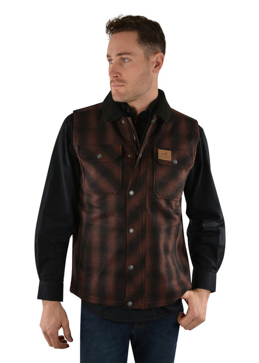 Dux-Bak Men's Mallard Vest - Brown