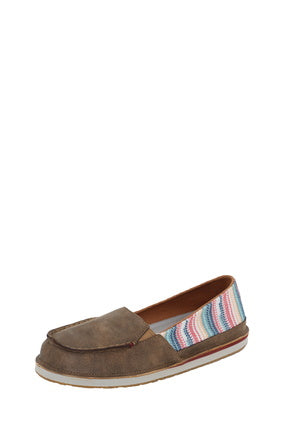 TWISTED X WOMEN'S LOAFER SLIPON (BOMBER/PINK MULTI)