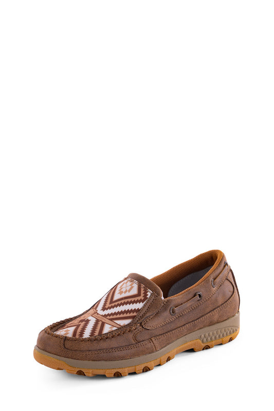 TWISTED X - WOMENS DIAMOND SKUL CELL STRETCH MOCS