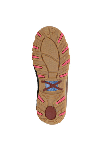 TWISTED X - WOMENS PINK CELLSTRETCH SLIPON (BROWN/PINK)