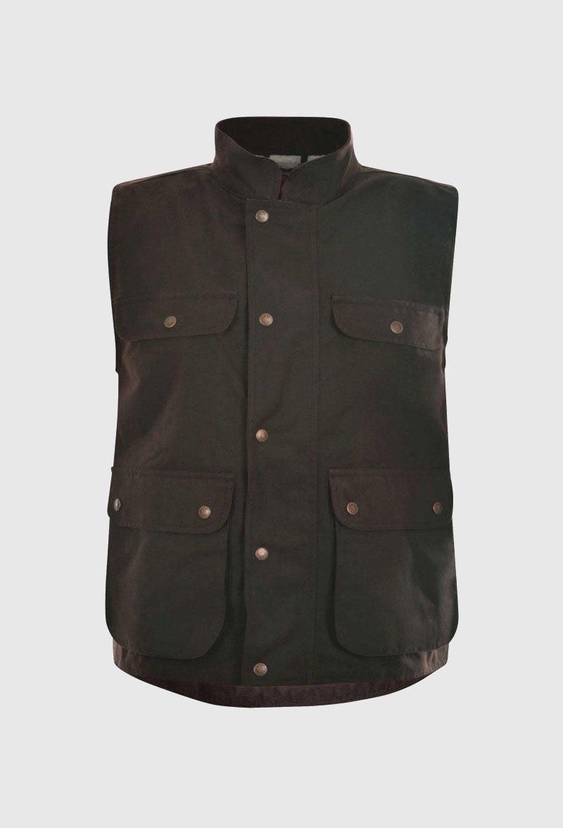 THOMAS COOK HIGH COUNTRY OILSKIN SHERPA VEST