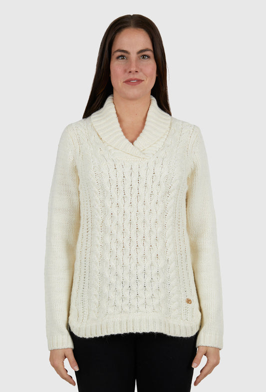 THOMAS COOK WOMENS AVA JUMPER (WINTER WHITE)