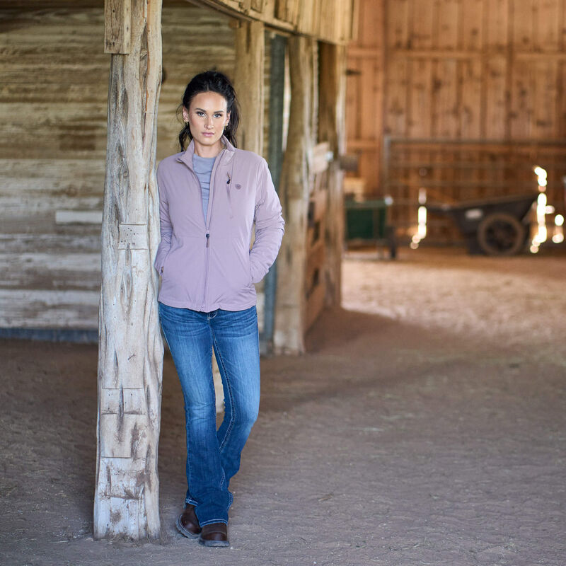 Ariat Women Rion StretchShell Insulated Jacket - Twilight Mauve