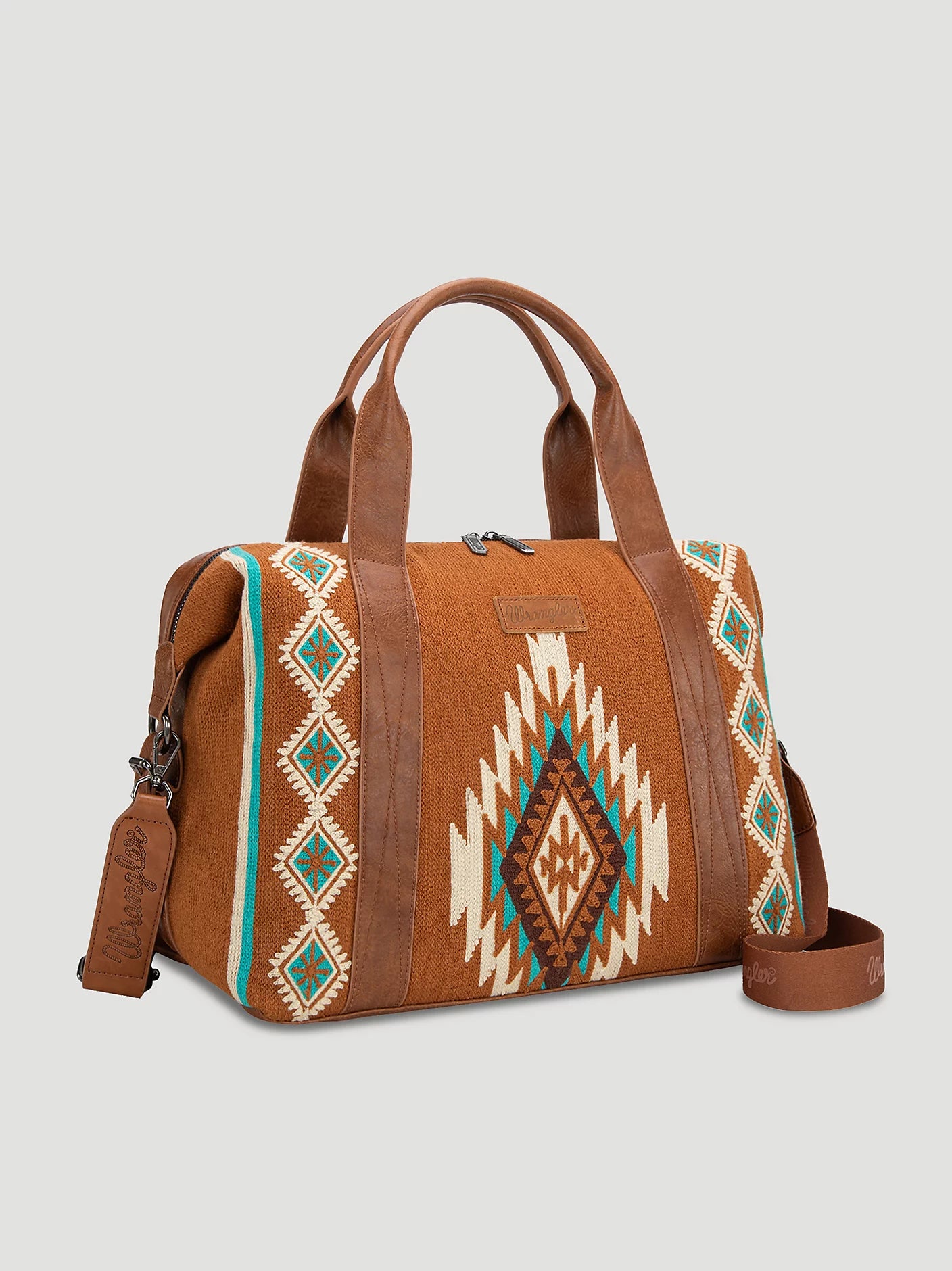 Wrangler Maya Aztec Duffle Bag - Tan