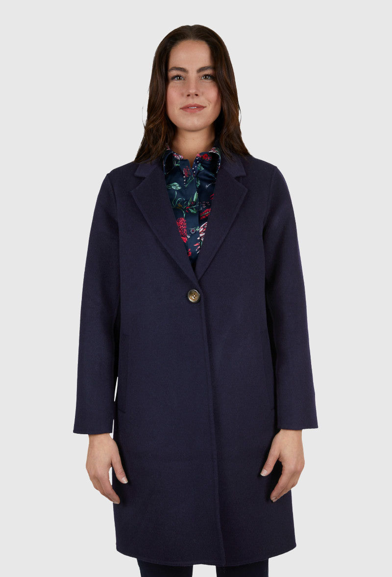 Thomas Cook Womens Leicester Coat (Navy)