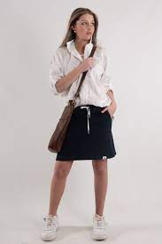 Bullrush Ladies Tiverton Skirt - Navy