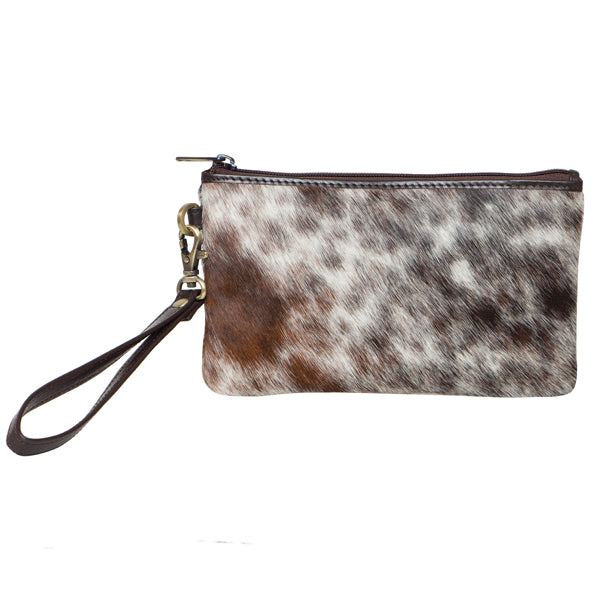 The Design Edge Cowhide Clutch (Hairon) – Toronto (69992)_Brown