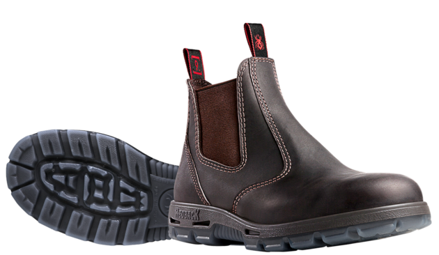 Redback USBOK Bobcat Claret Oil Kip (Steel Toe)