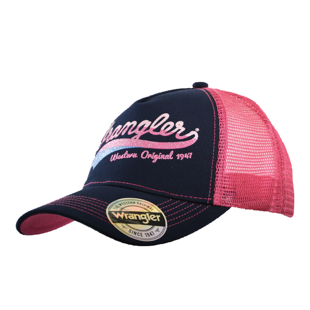 WRANGLER KIDS JANIE TRUCKER CAP (NAVY)