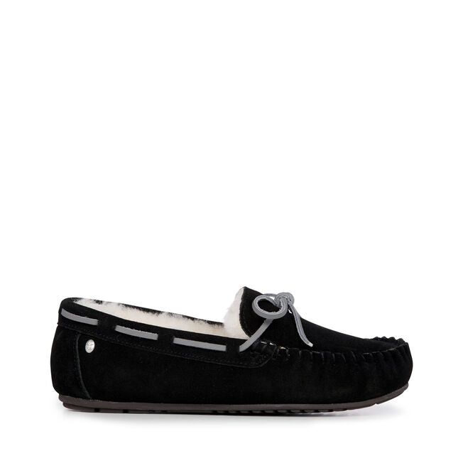 EMU Ladies Amity Moccasin_Dark Black