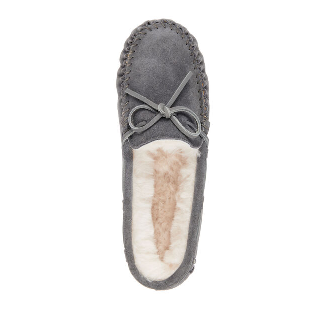 EMU Ladies Amity Moccasin_Dark Charcoal