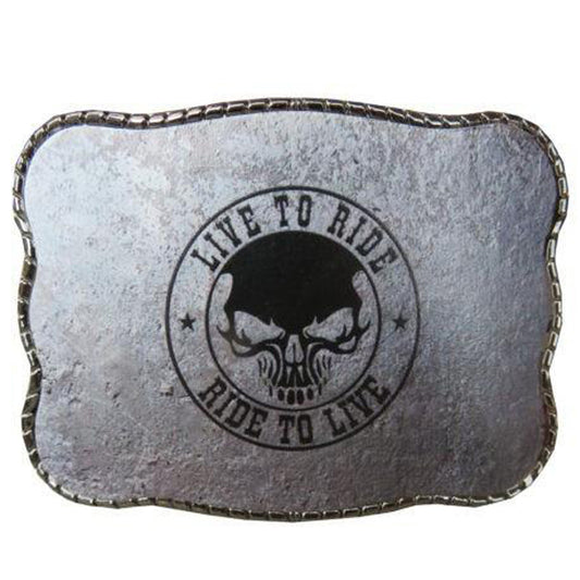 Brigalow Belt Buckle - Live to Ride Buckle WB-0113