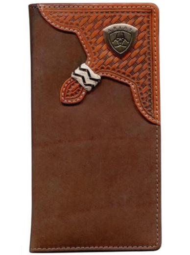 Ariat Rodeo Wallet - Basket Weave Overlay 2