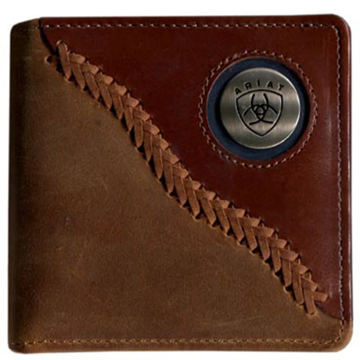 Ariat Bi-Fold Wallet - Two Toned Stitched