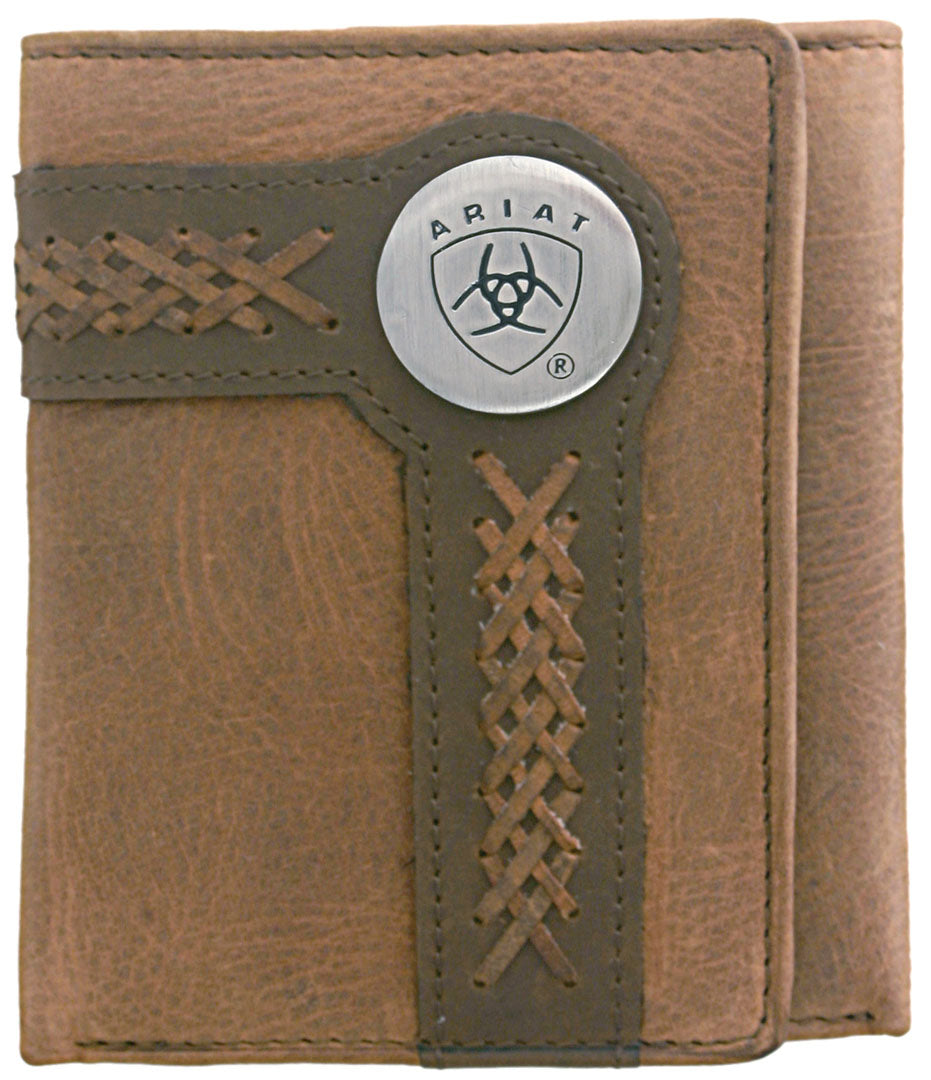 Ariat Tri-Fold Wallet - Two Toned Accent Overlay 2