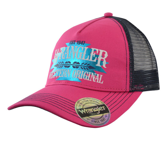 Wrangler Women's Genie Cap (Pink/Navy)