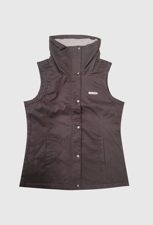 WRANGLER WOMENS ASTRID VEST - DARK CHOCOLATE / MOCHA