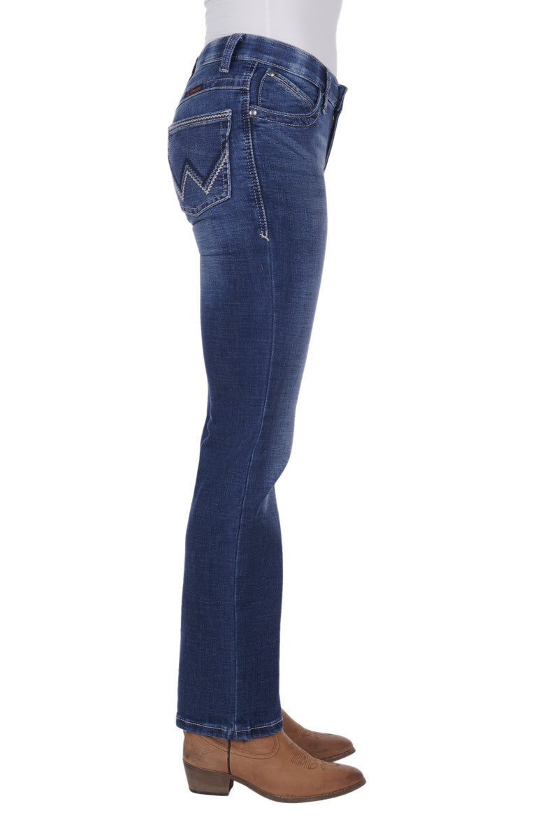 WRANGLER WOMENS ULTIMATE RIDING JEAN - WILLOW (DAVIS) 34LEG