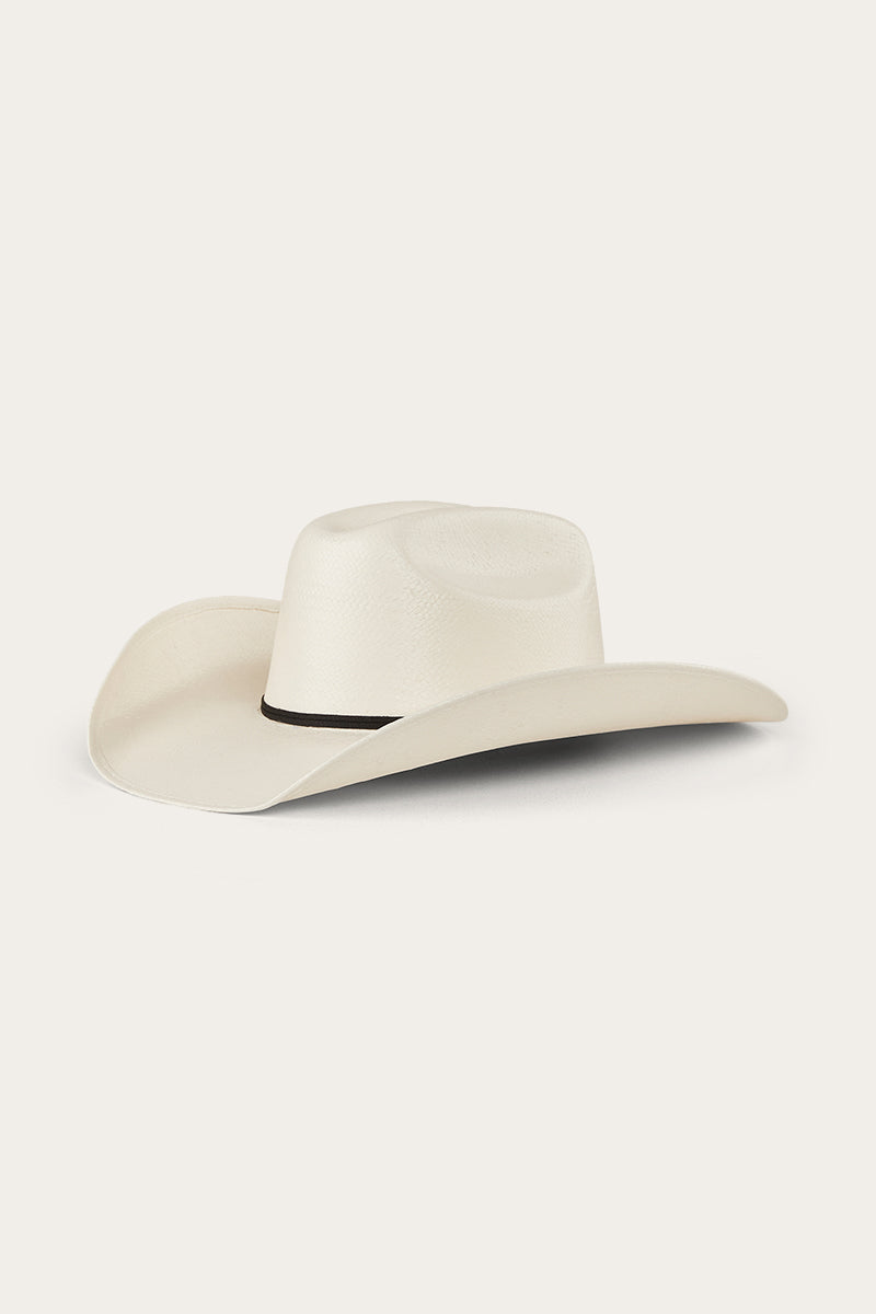 RINGERS WESTERN KIDS WEST PAPER STRAW HAT - WHITE