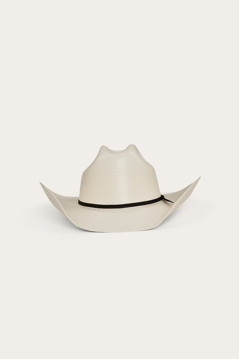 RINGERS WESTERN KIDS WEST PAPER STRAW HAT - WHITE