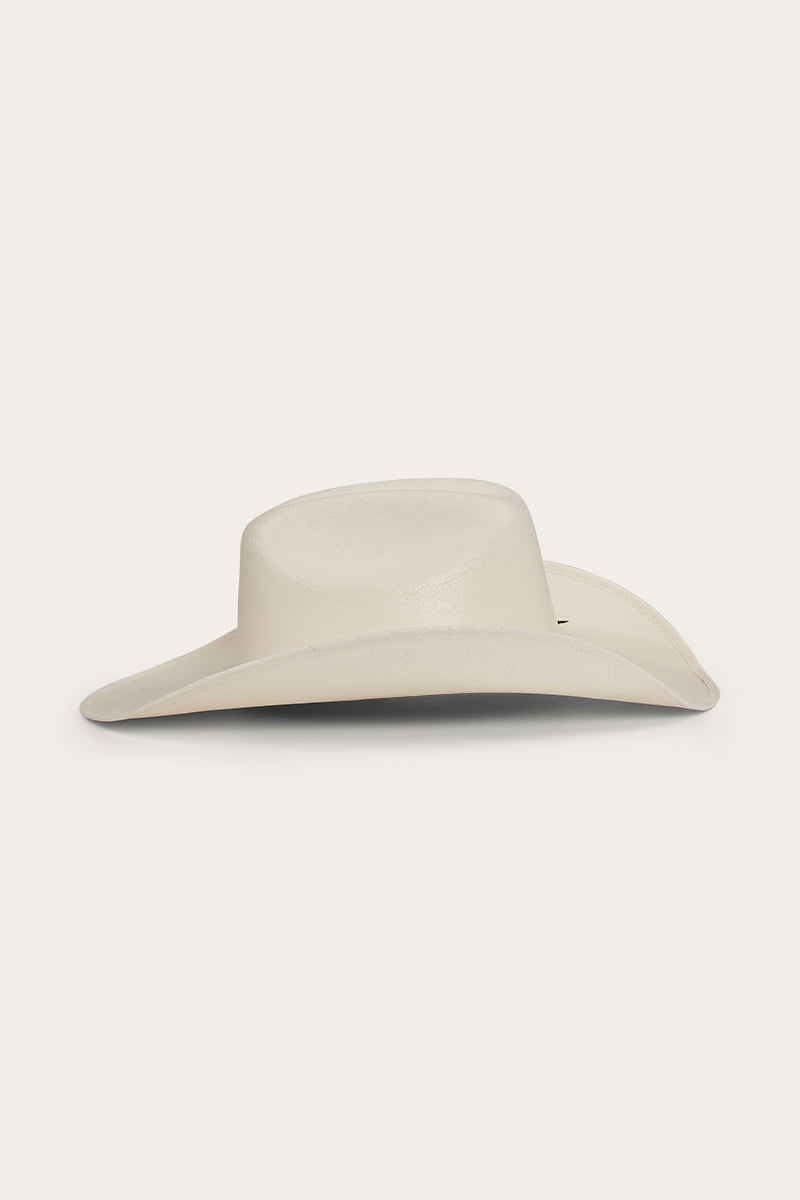 RINGERS WESTERN KIDS WEST PAPER STRAW HAT - WHITE