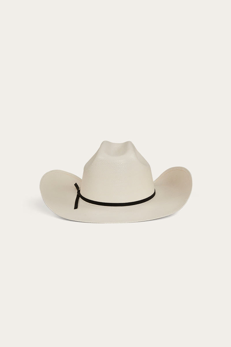 RINGERS WESTERN KIDS WEST PAPER STRAW HAT - WHITE