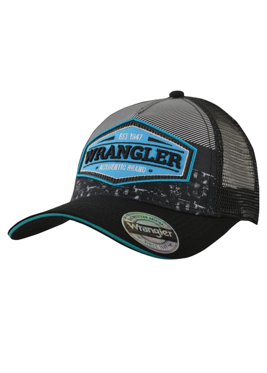 WRANGLER MEN'S HENRY TRUCKER CAP (BLACK)