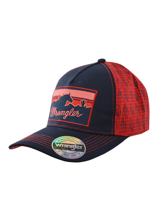 Wrangler Women's Sigrid Cap (Navy/Cherry)