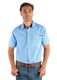 Wrangler Men's Ferguson Print Western Shirt FINAL SALE NO RETURNS