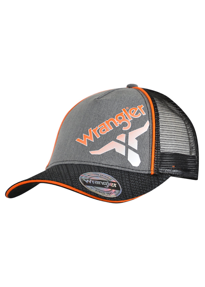 WRANGLER MEN'S CRAIG TRUCKER CAP (CHARCOAL)