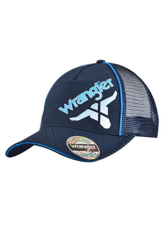 WRANGLER MEN'S CRAIG TRUCKER CAP (NAVY)