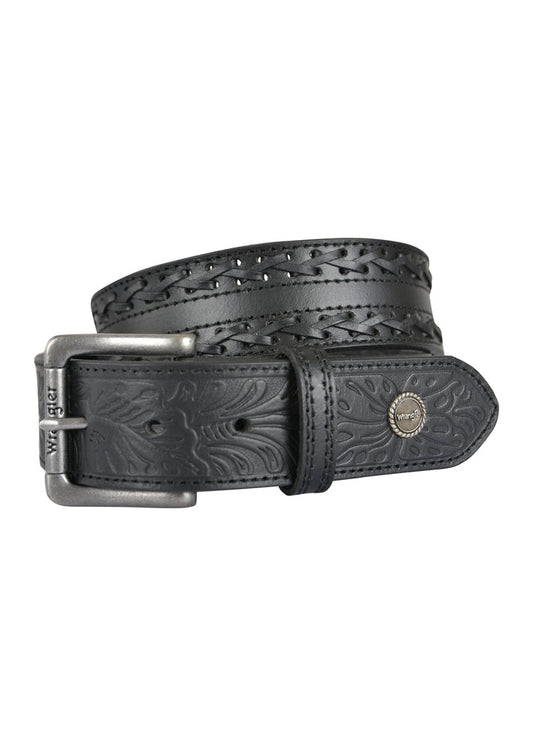 WRANGLER MEN'S BARKERS BELT (BLACK)