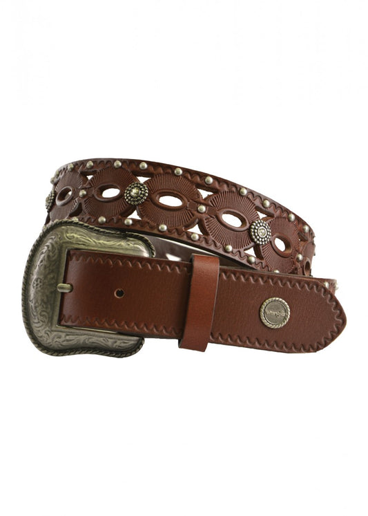 WRANGLER WOMEN'S ELYSE BELT - BROWN