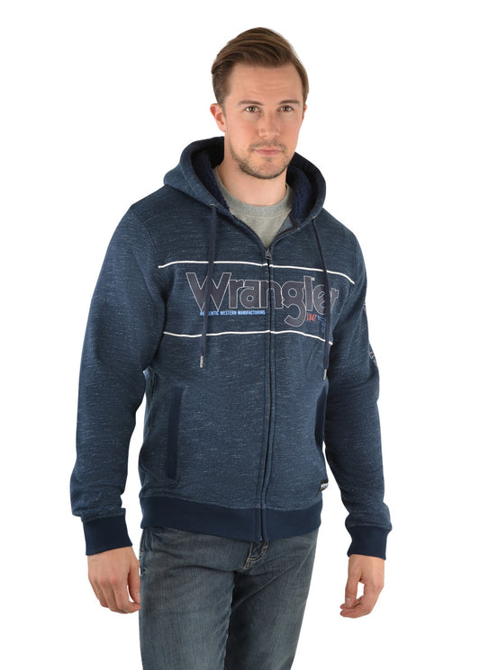 WRANGLER MENS GALLANT ZIP THROUGH HOODIE