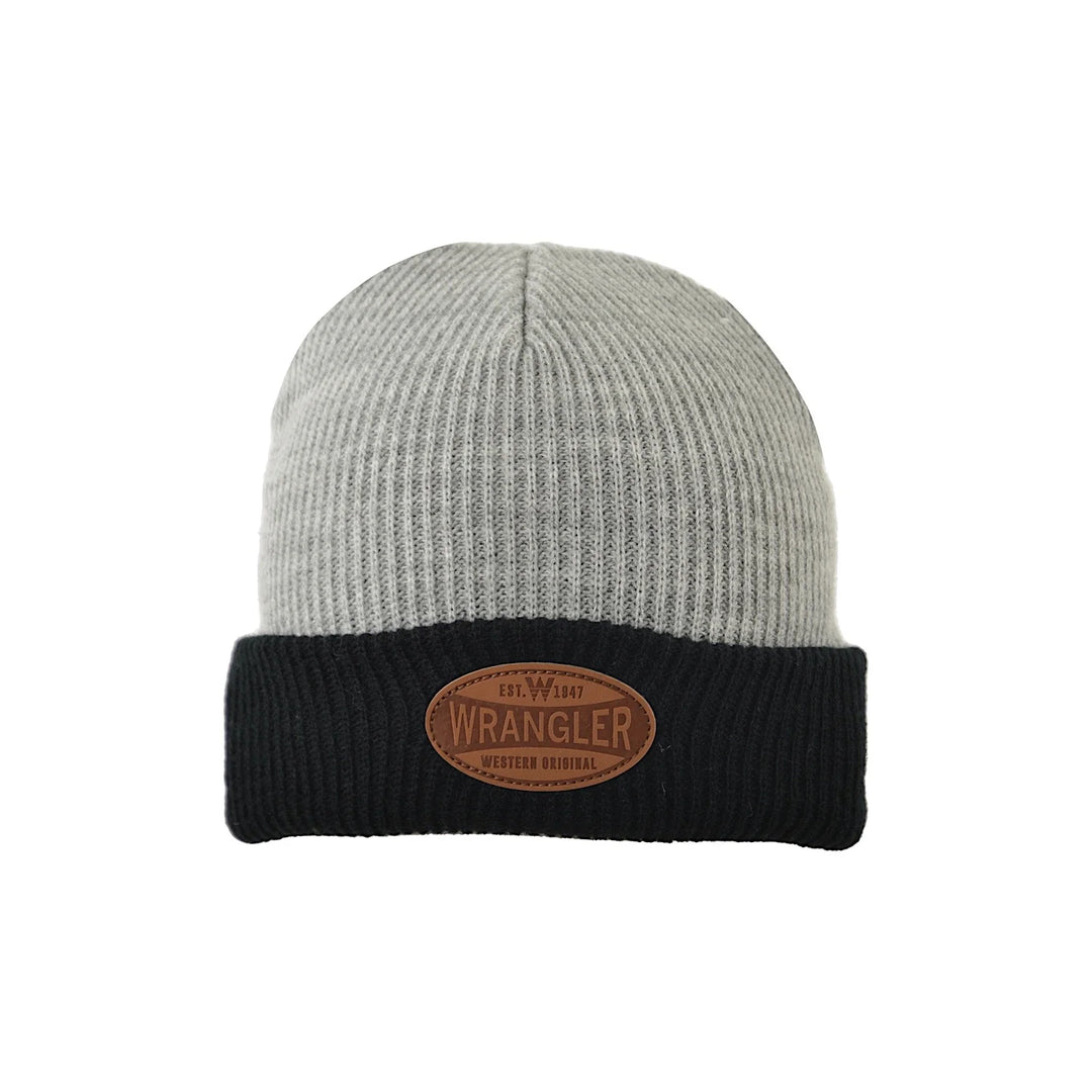 Wrangler Men's Billy Beanie - Grey Marle