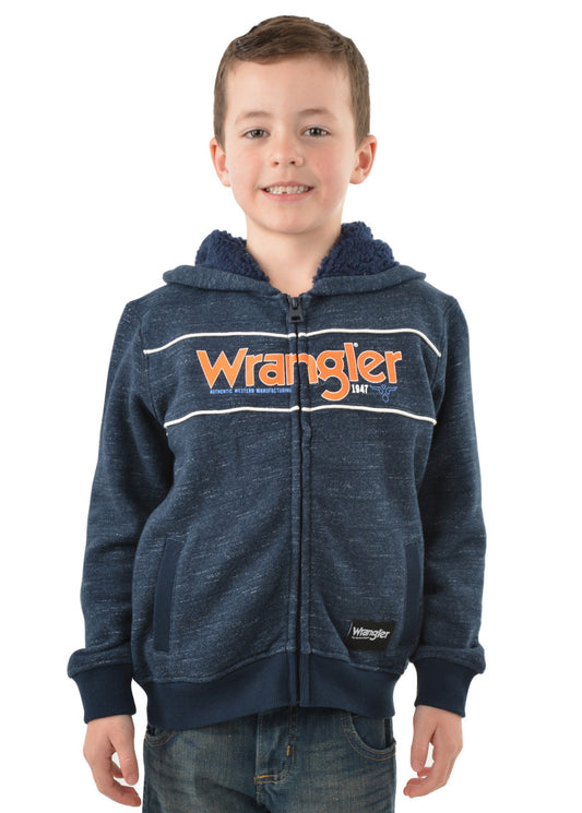 WRANGLER BOYS GALLANT ZIP THROUGH HOODIE