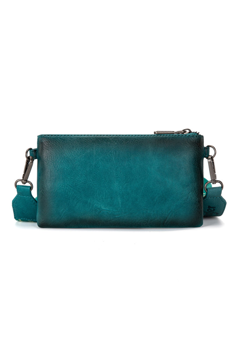 Wrangler Wallet Crossbody Bag_Turquoise