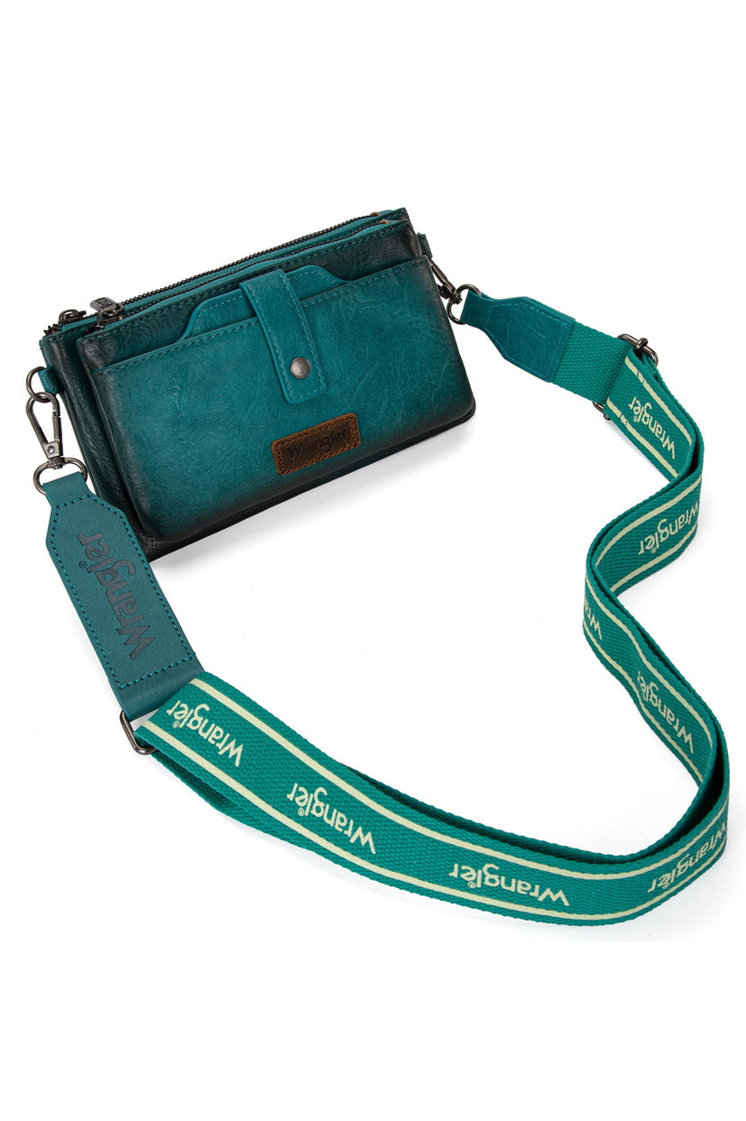 Wrangler Wallet Crossbody Bag_Turquoise