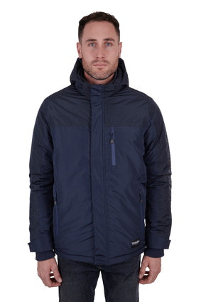 WRANGLER MENS MURPHY WATERPROOF JACKET (NAVY)