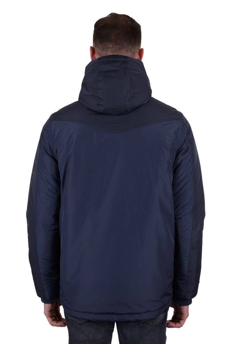 WRANGLER MENS MURPHY WATERPROOF JACKET (NAVY)