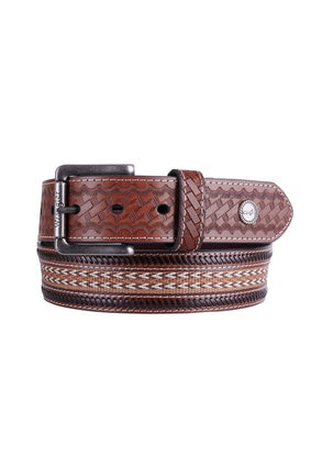 WRANGLER MENS ARCHER BELT (TAN)