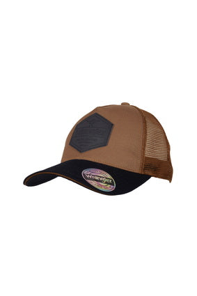 WRANGLER KANE TRUCKER CAP (DARK TAN)