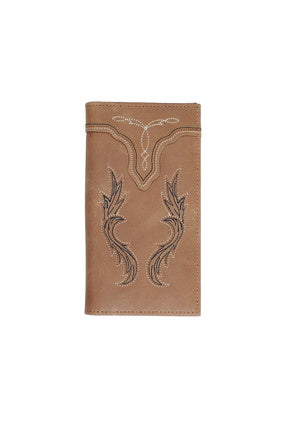 WRANGLER LENNOX RODEO WALLET (TAN)