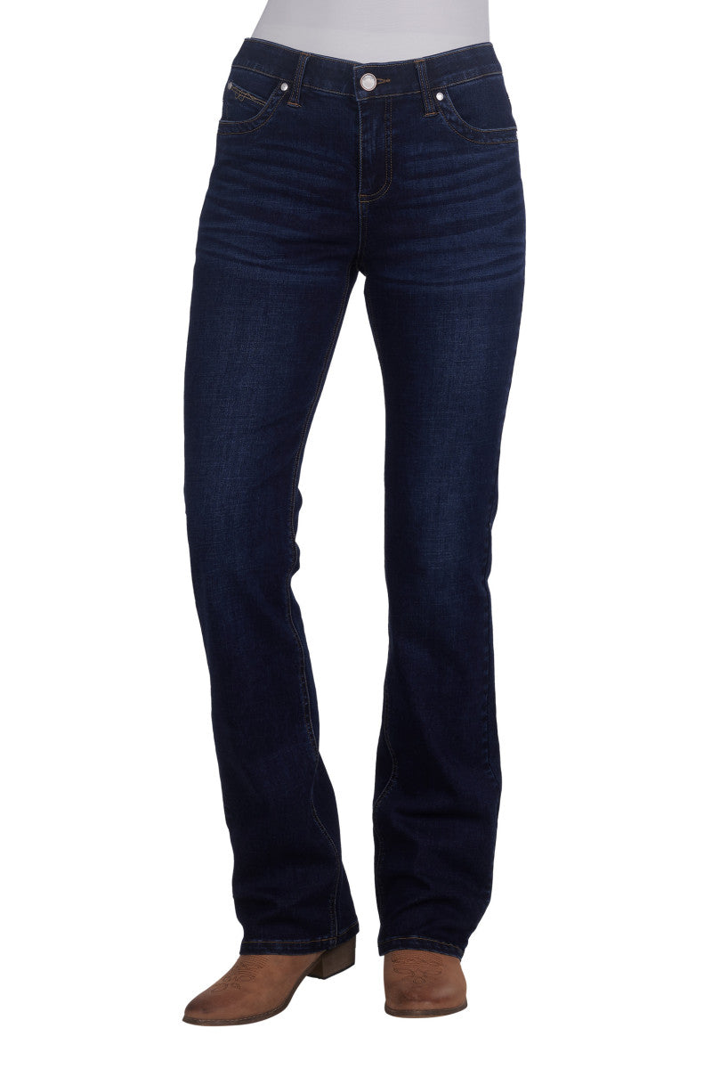 WRANGLER WOMENS BONNIE JEAN Q-BABY (NEVADA WASH)