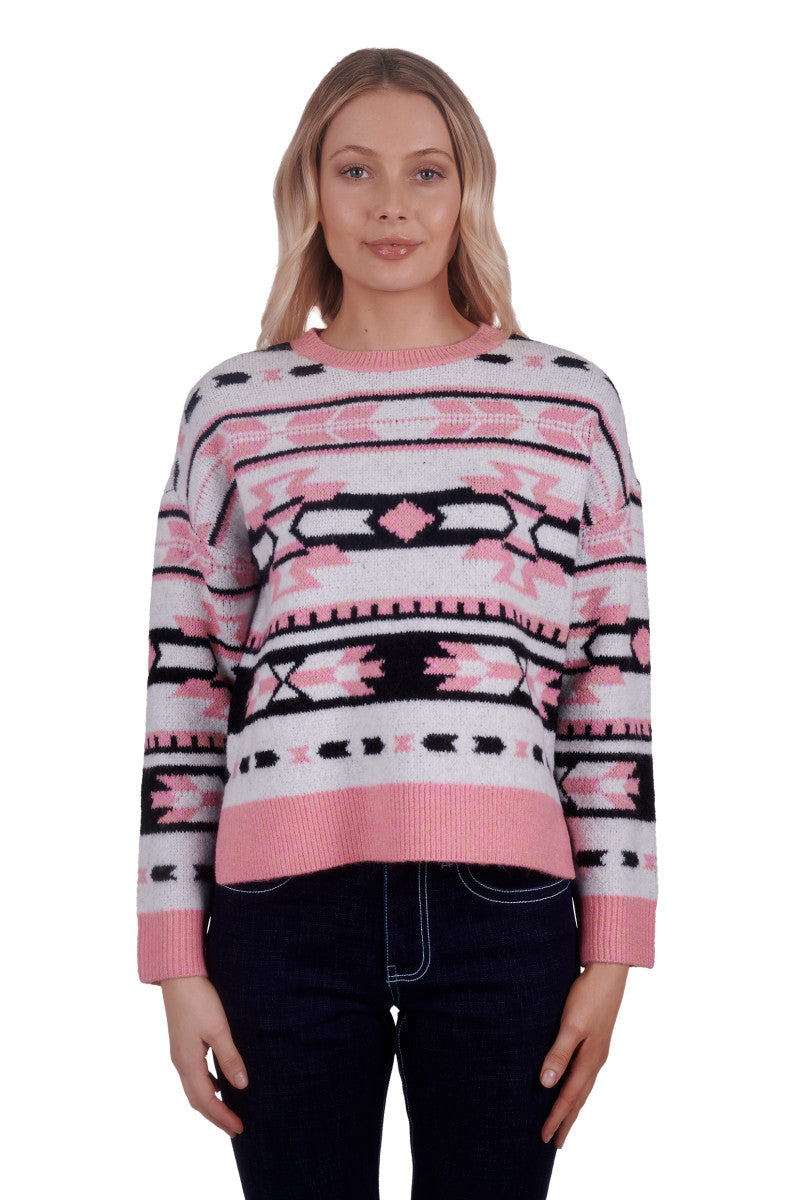 WRANGLER WOMENS GIGI KNITTED PULLOVER