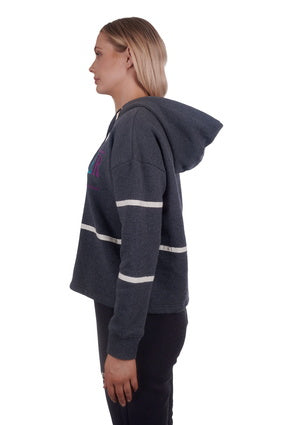 WRANGLER WOMENS CATHIE PULLOVER HOODIE (CHARCOAL)