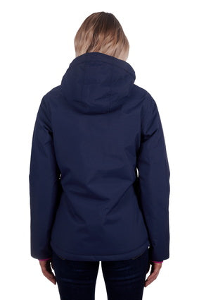 WRANGLER WOMENS MADDISON W-PROOF JACKET (NAVY)